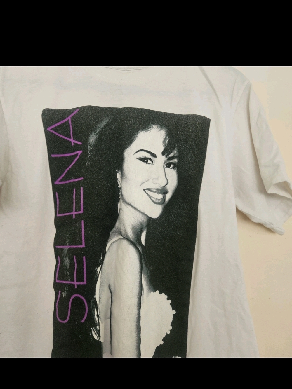 Selena Graphic Tee Shirt White Official Merch Y2K Style Medium